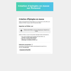 Pinterest flux RSS